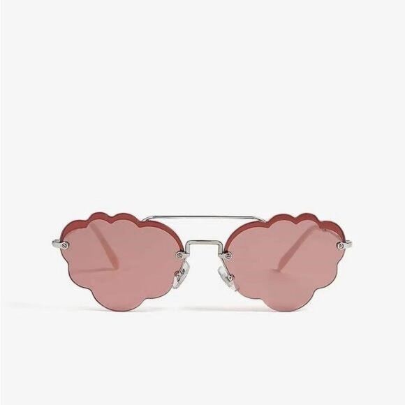 ?- New Authentic MIU MIU MU57U Irregular-Frame Sunglasses main image 4